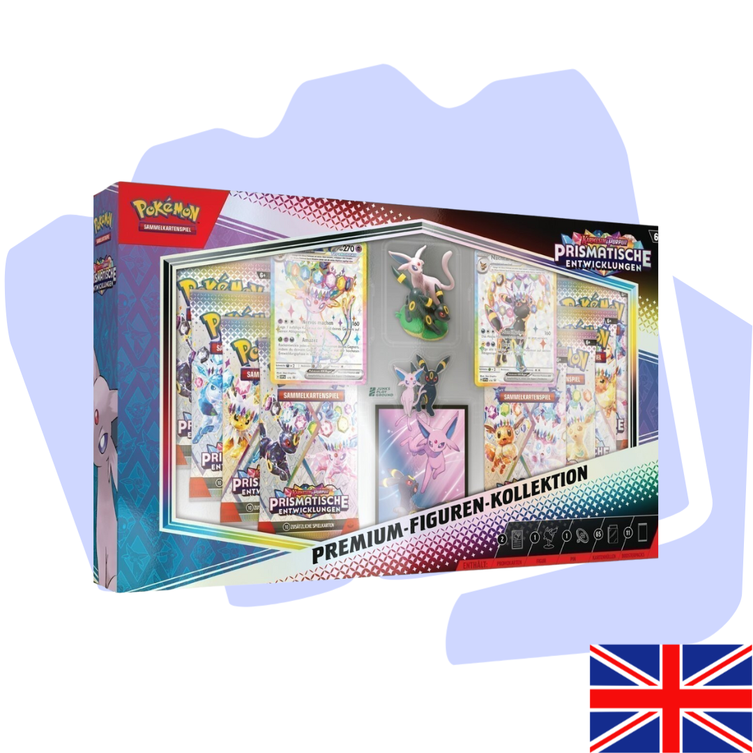 Pokemon Prismatic Evolution Premium Figuren Kollektion Deutsch/Englisch