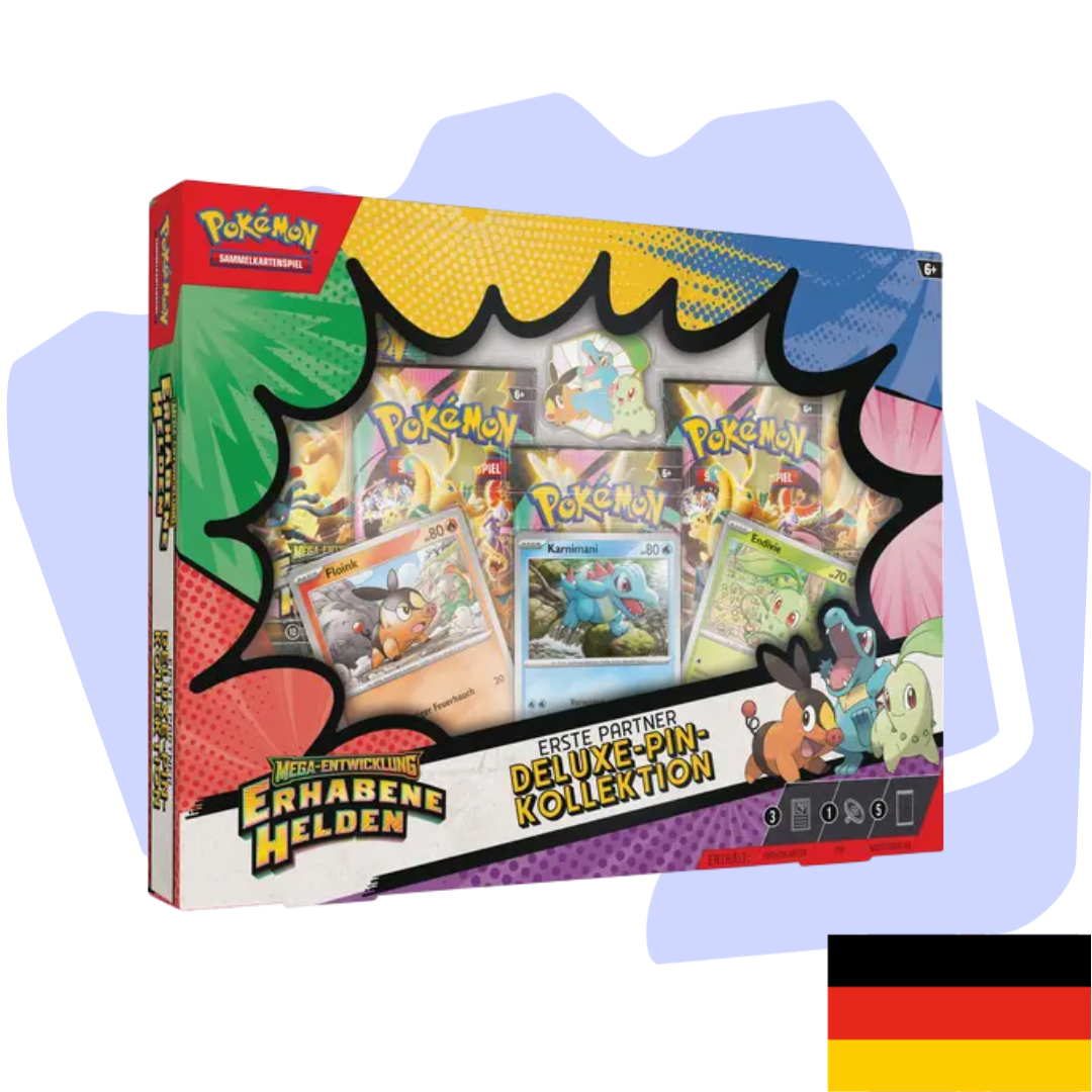 Pokemon Erhabene Helden Poster/Deluxe-Pin Kollektion Deutsch