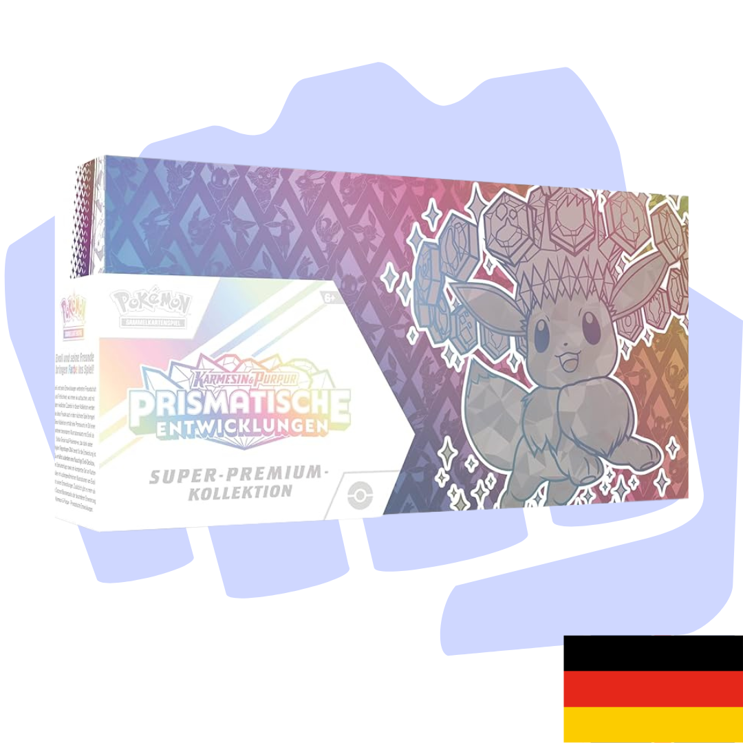 Pokemon Prismatische Entwicklung Super Premium Kollektion Deutsch