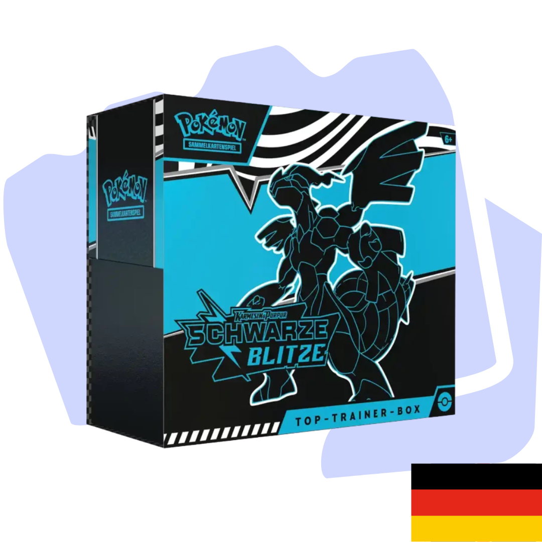 Pokemon Schwarze Blitze Top Trainer Box Deutsch