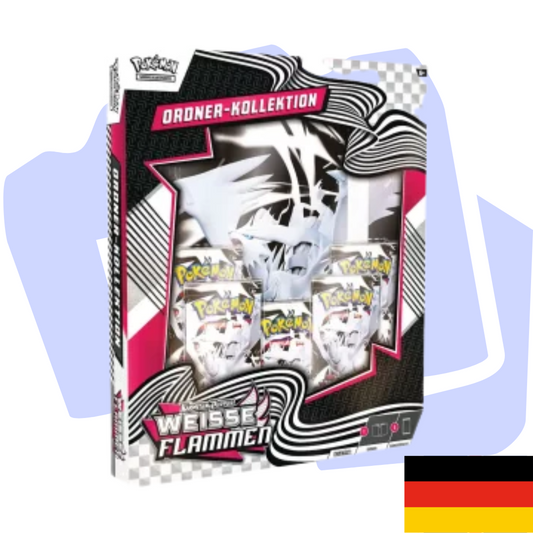 Pokemon Ordner-Kollektion Schwarze Blitze/Weisse Flammen Deutsch/Englisch