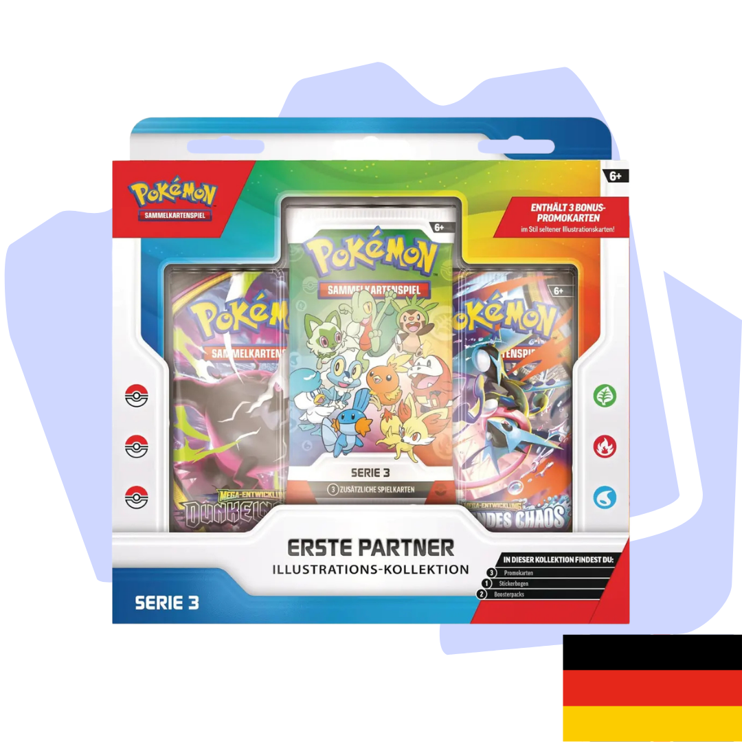 Pokémon Erste Partner Illustrations-Kollektion Serie 3 Deutsch