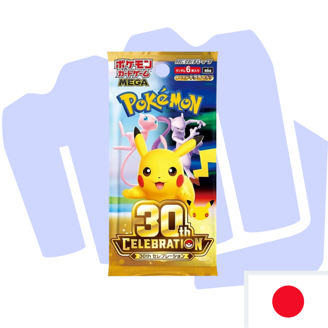 Pokémon 30th Anniversary Celebrations Display/Booster Japanisch 30 Jahre