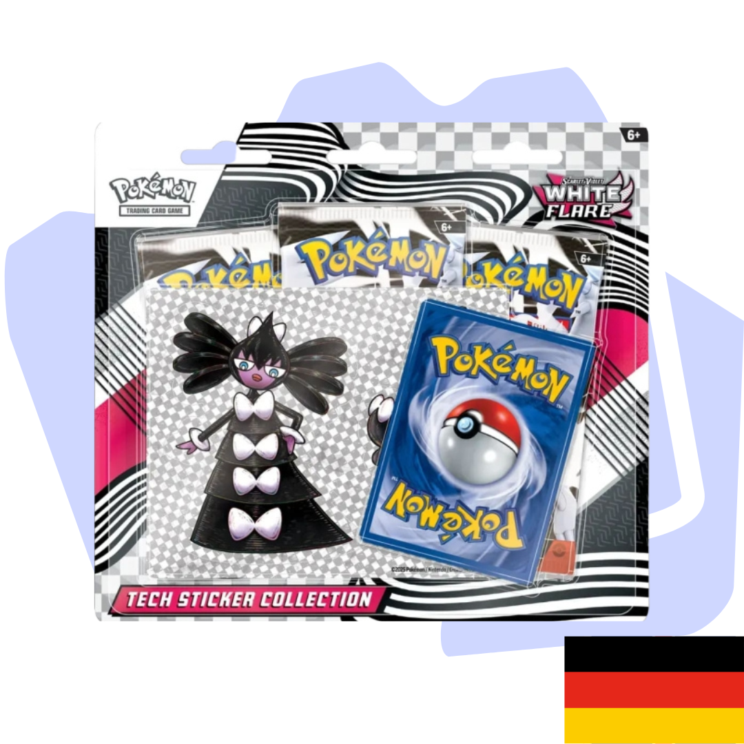 Pokemon Schwarz Blitze & Weisse Flammen Blister Deutsch