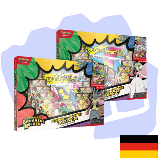 Pokemon Erhabene Helden Poster/Deluxe-Pin Kollektion Deutsch