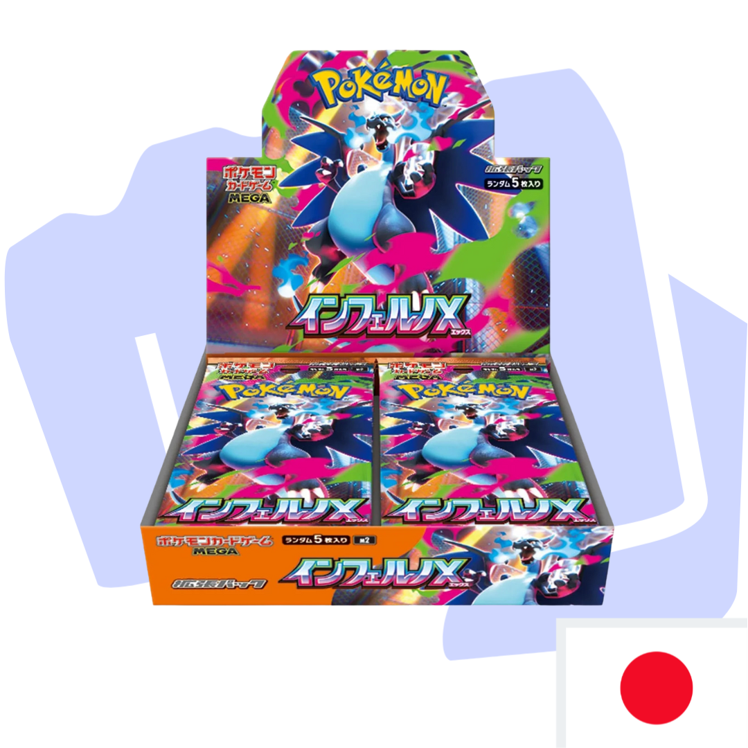 Pokemon Inferno X Display/Booster Japanisch
