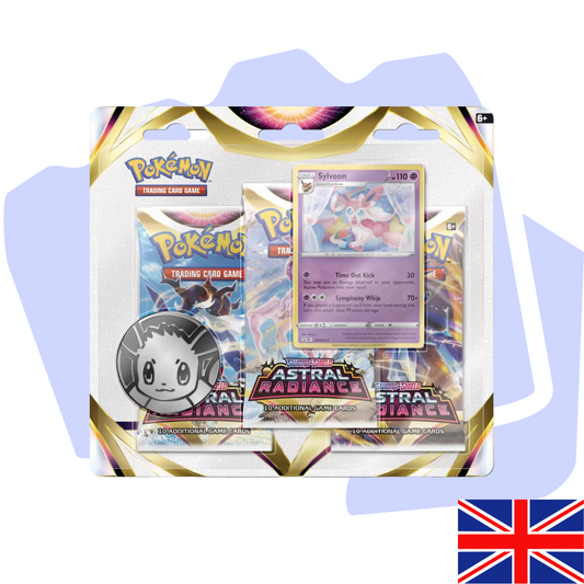 1x Pokemon Astral Radiance 3er Blister (2-Fach sortiert)