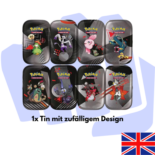 Pokemon Black Bolt & White Flare Mini-Tin Englisch (Zufälliges Design)