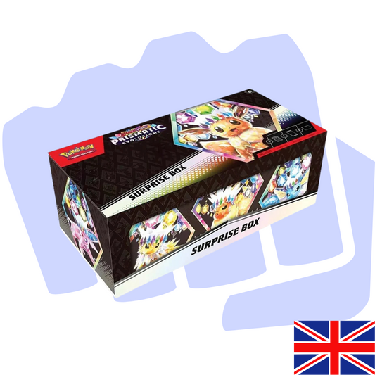 Pokemon Prismatic Evolutions Surprise Box Englisch