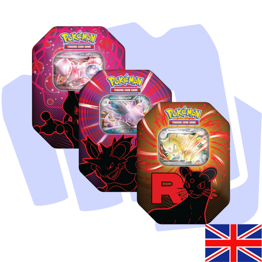 1x Pokemon Team Rocket Tin Sealed Englisch ( zufälliges Design)