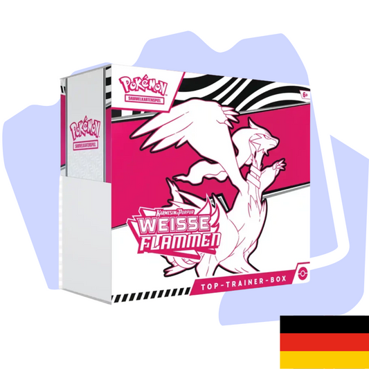 Pokemon Weisse Flammen Top Trainer Box Deutsch
