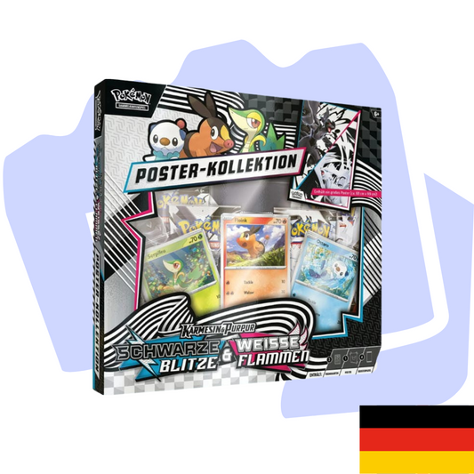 Pokemon Schwarze Blitze & Weisse Flammen Poster-Kollection Deutsch